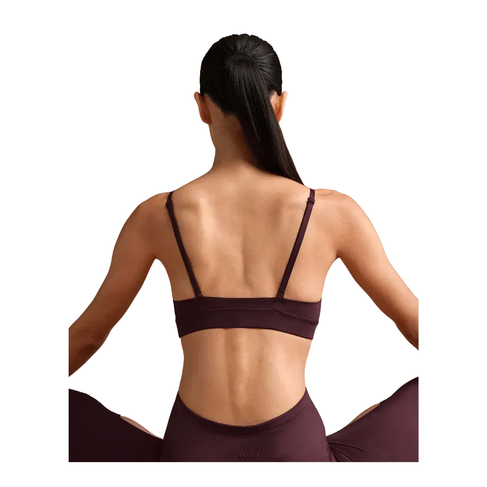 Nike x Skims Shine Women's Triangle Bra CURRANT