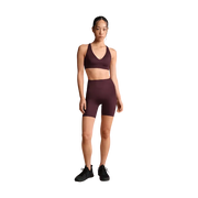 Nike x Skims Shine Women's V-Neck Bra CURRANT