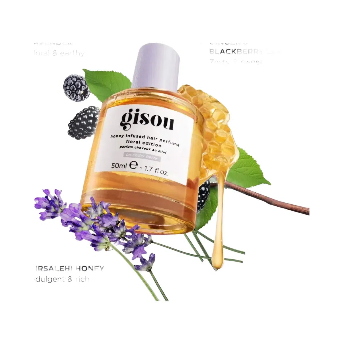 Gisou Lavender Berry Honey Infused Hair Perfume