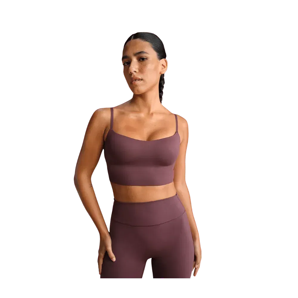 Nike X Skims Matte Women's Cami Longline Bra CURRANT