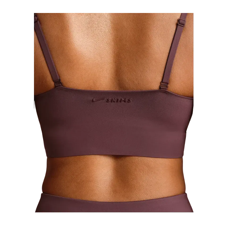 Nike X Skims Matte Women's Cami Longline Bra CURRANT