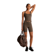 Nike X Skims Matte Women's Racerback Tank Top Dark Sepia