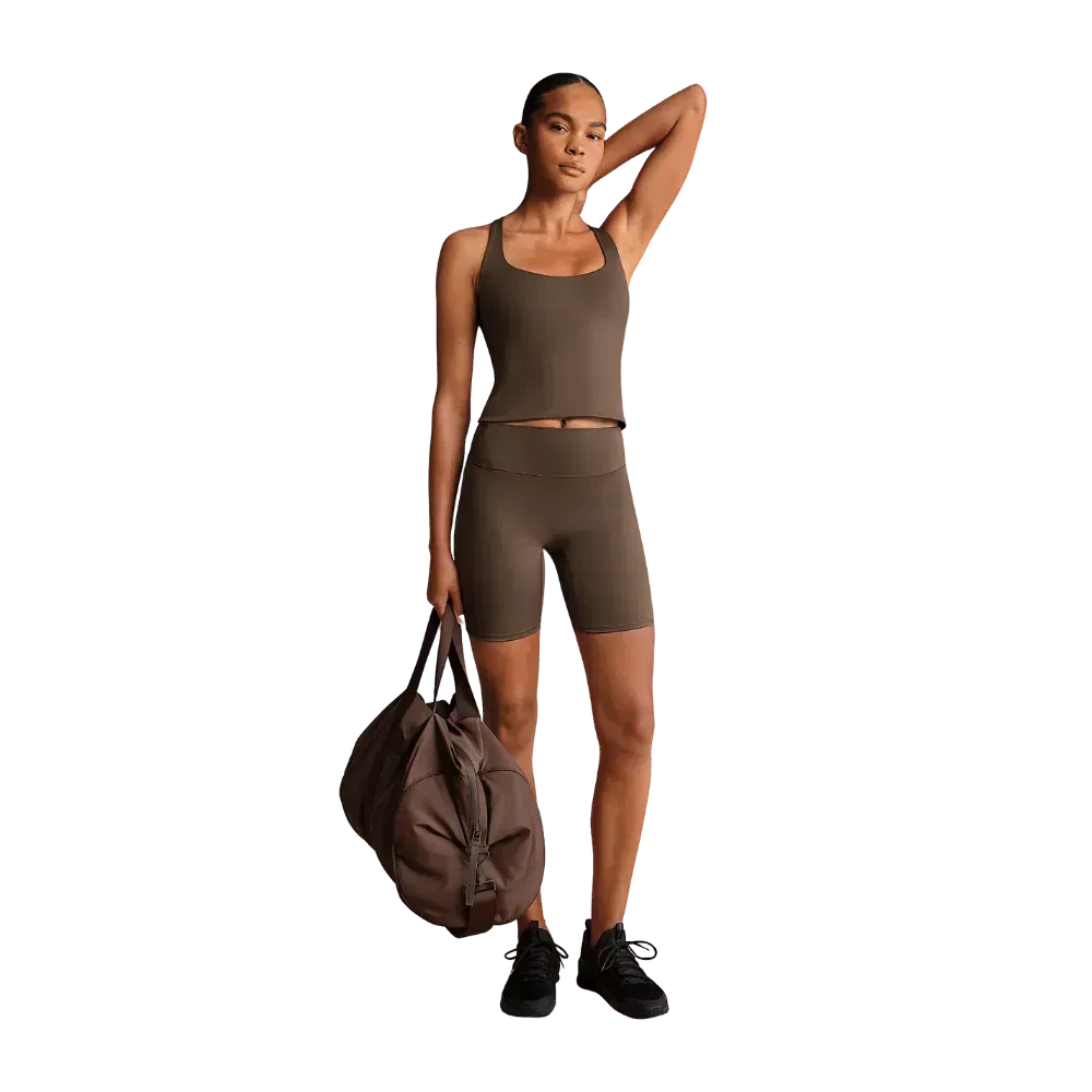 Nike X Skims Matte Women's Racerback Tank Top Dark Sepia
