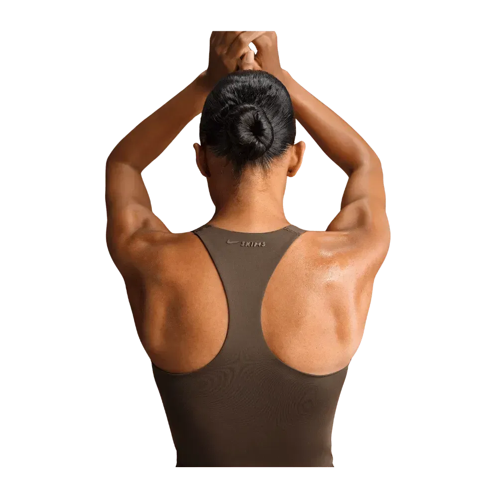 Nike X Skims Matte Women's Racerback Tank Top Dark Sepia
