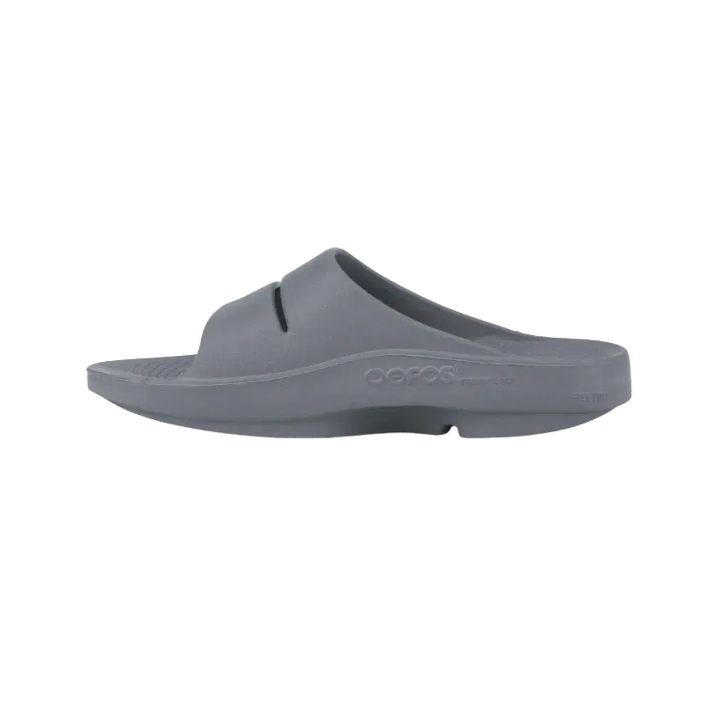 Oofos OOahh Slide Sandal Slate