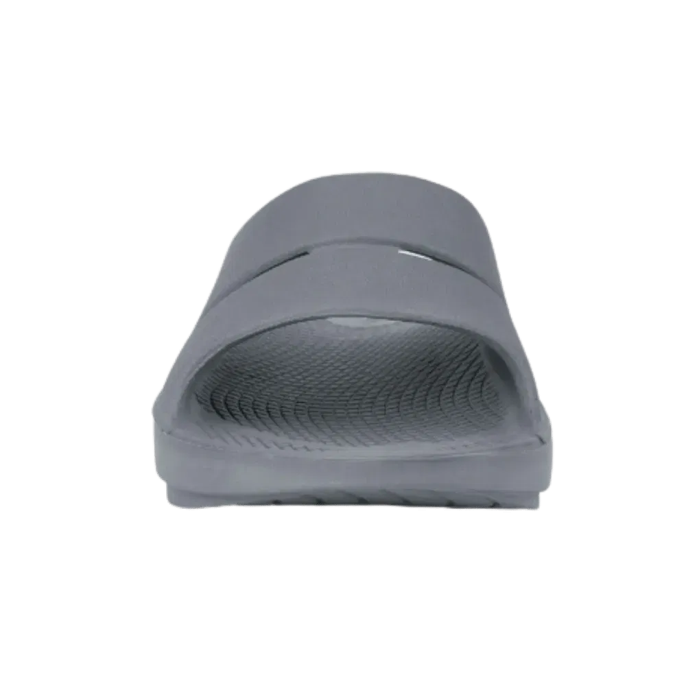 Oofos OOahh Slide Sandal Slate