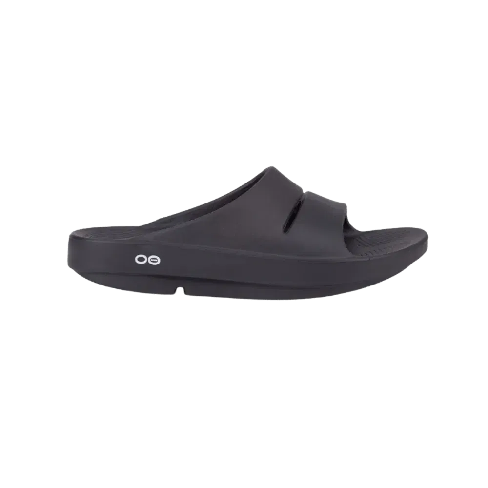 Oofos OOahh Slide Sandal Black