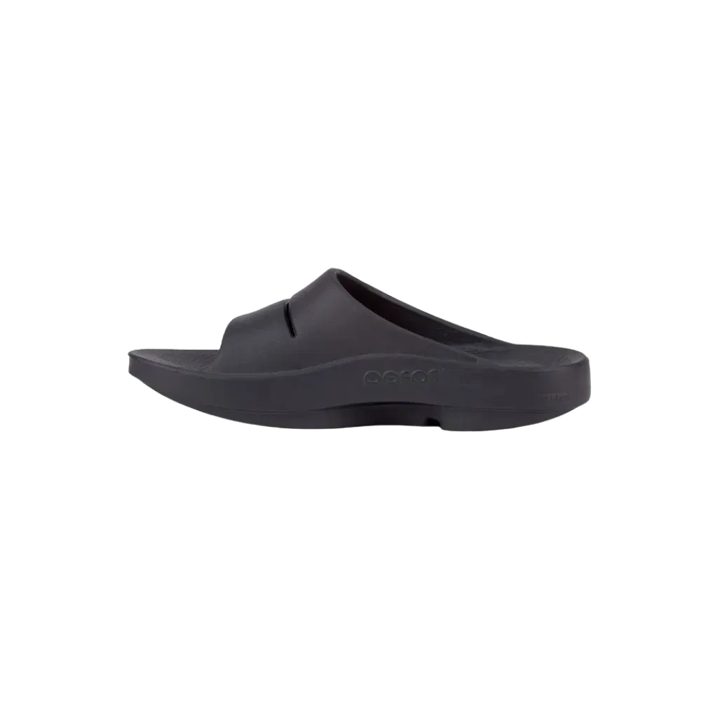 Oofos OOahh Slide Sandal Black