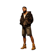 YoungLA Tree Camo Collection Zip Up Black Tree Camo