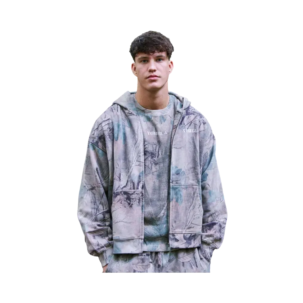 YoungLA Tree Camo Collection Zip Up Desert Tan Tree Camo