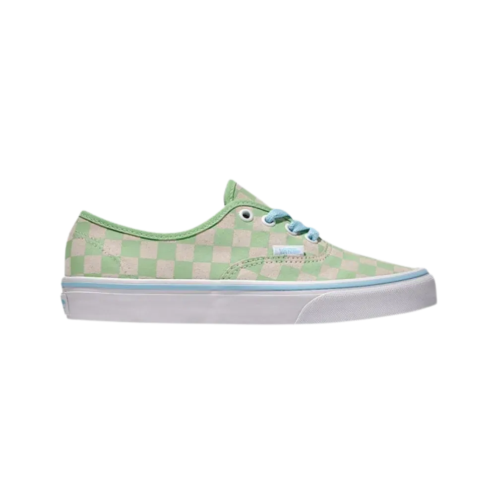 Vans Authentic Suede Checkerboard Shoe Pistachio Green