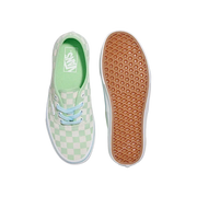 Vans Authentic Suede Checkerboard Shoe Pistachio Green