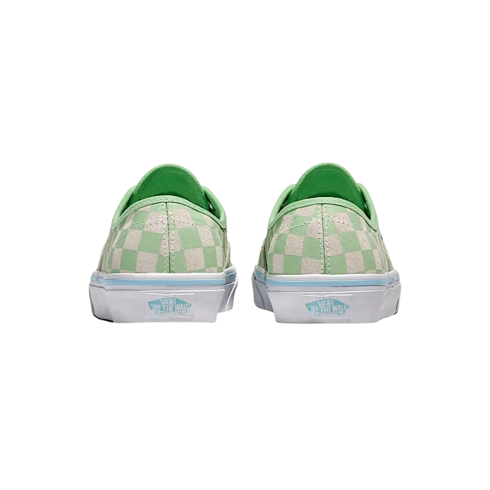 Vans Authentic Suede Checkerboard Shoe Pistachio Green