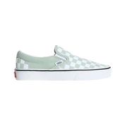 Vans Classic Slip-On Checkerboard Shoe Grey Olive Green