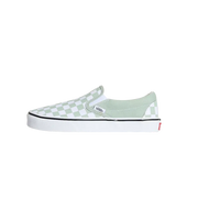 Vans Classic Slip-On Checkerboard Shoe Grey Olive Green