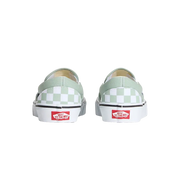 Vans Classic Slip-On Checkerboard Shoe Grey Olive Green