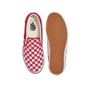 Vans Classic Slip-On Checkerboard Shoe Chili Pepper Red