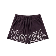 YoungLA All-Star Shorts Plum