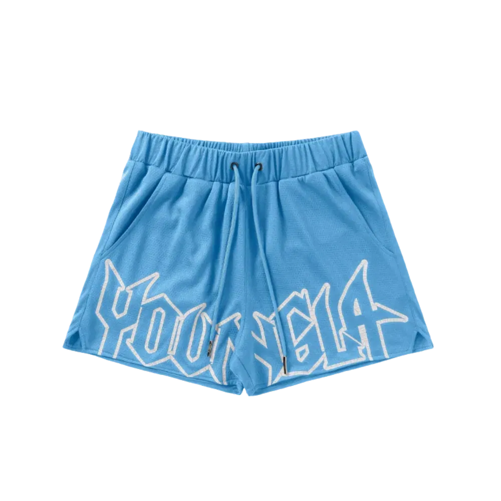 YoungLA All-Star Shorts Carolina Blue