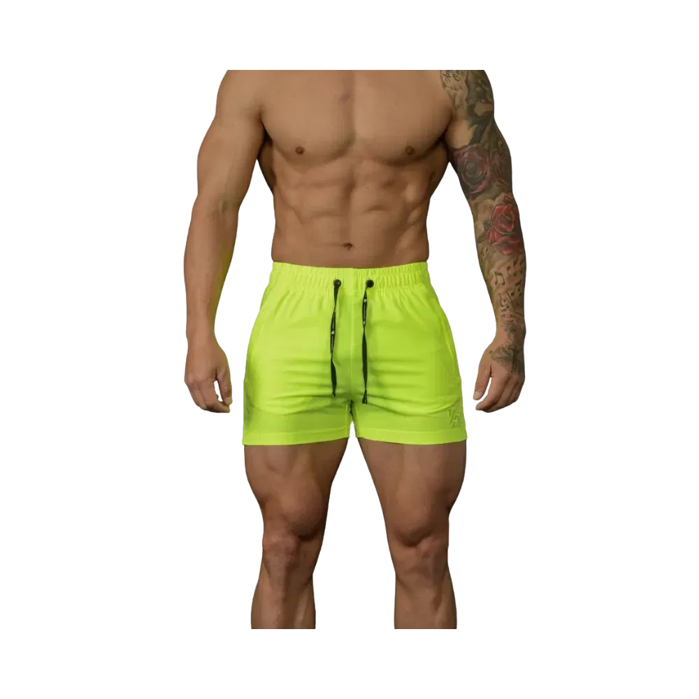 YoungLA Bodybuilding Shorts All Neon