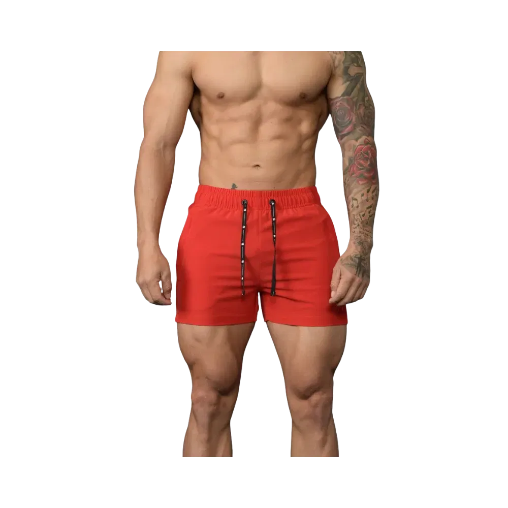 YoungLA Bodybuilding Shorts Red