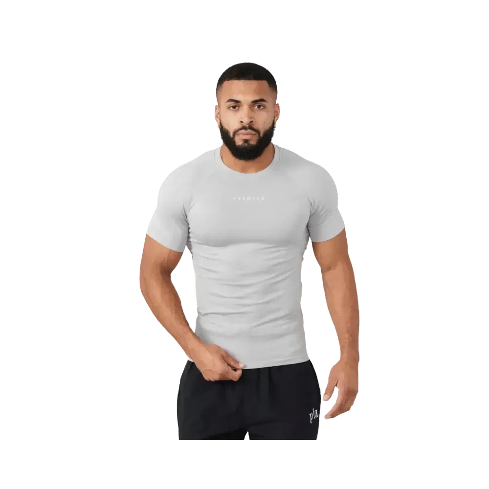Young LA SuperVillain Compression Tees Grey