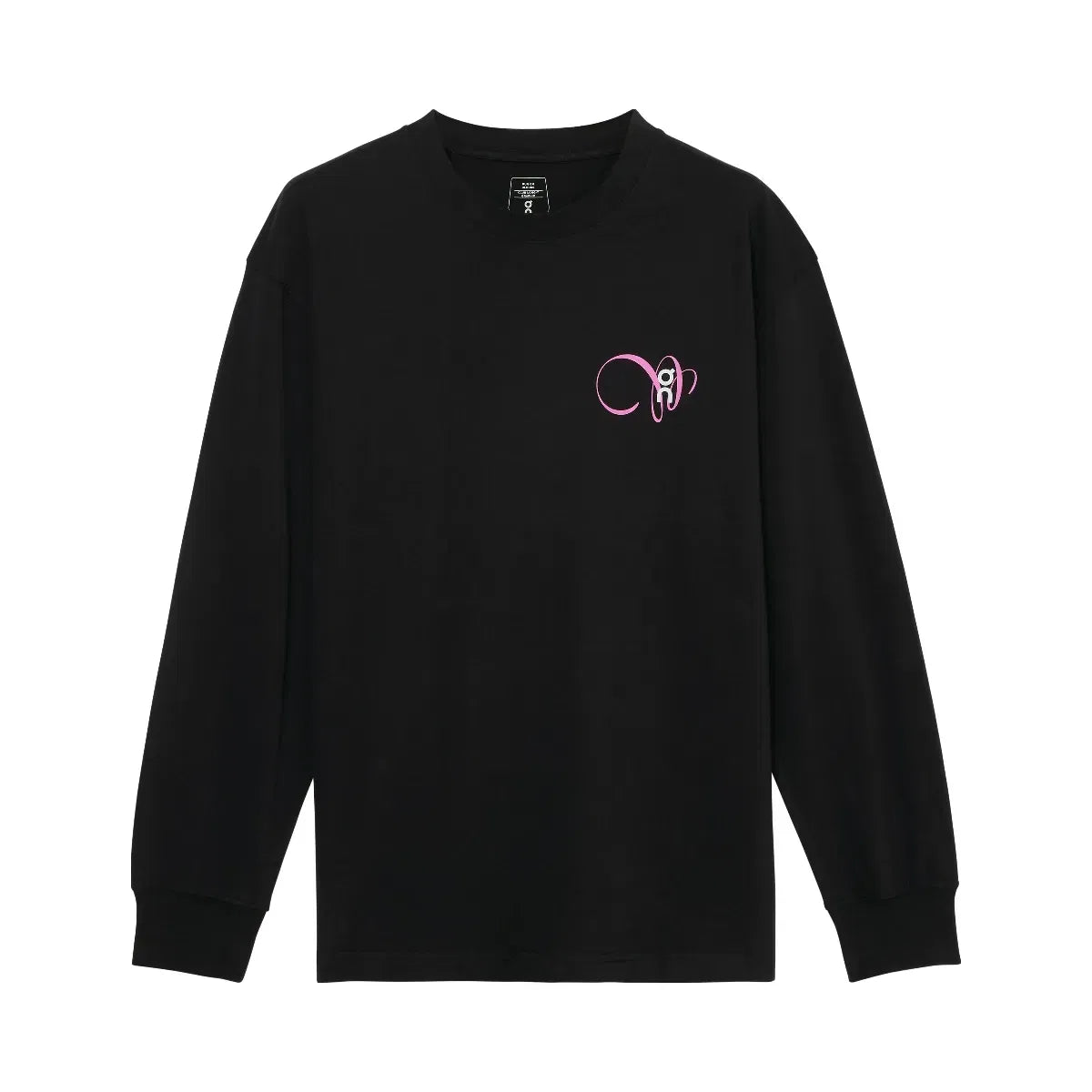 On Club Long-T Graphic Black