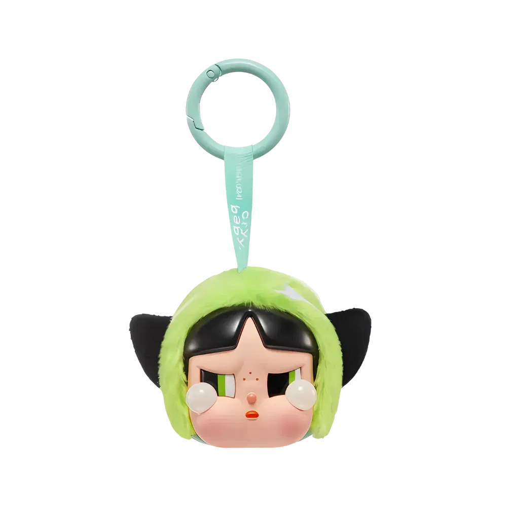 Pop Mart CRYBABY x Powerpuff Girls Series Buttercup Vinyl Face Plush