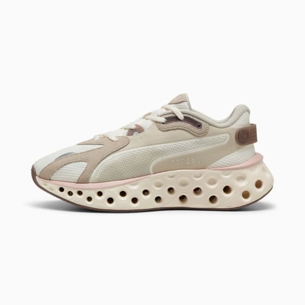 Puma Softride Frequence Women'S Running Shoes Desert Dust-Rose Quartz-Warm White