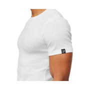 Gymshark Ribbed T-Shirt "White"