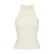 Skims Soft Lounge High Neck Tank Bone