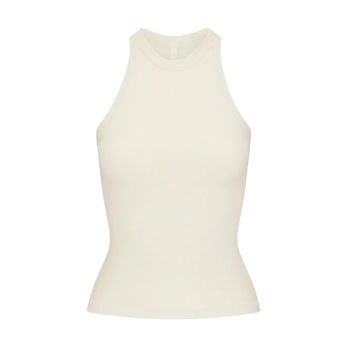 Skims Soft Lounge High Neck Tank Bone