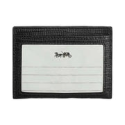 Coach Slim Id Card Case Novelty Leather-Silver-Black