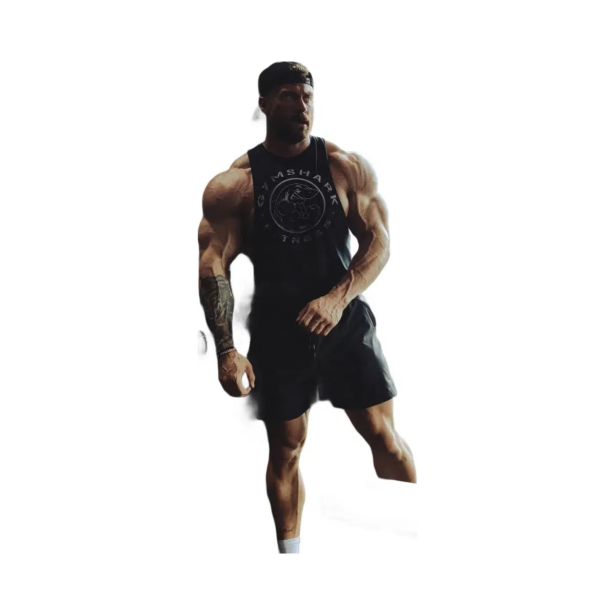 Gymshark Legacy Drop Arm Tank "Black"