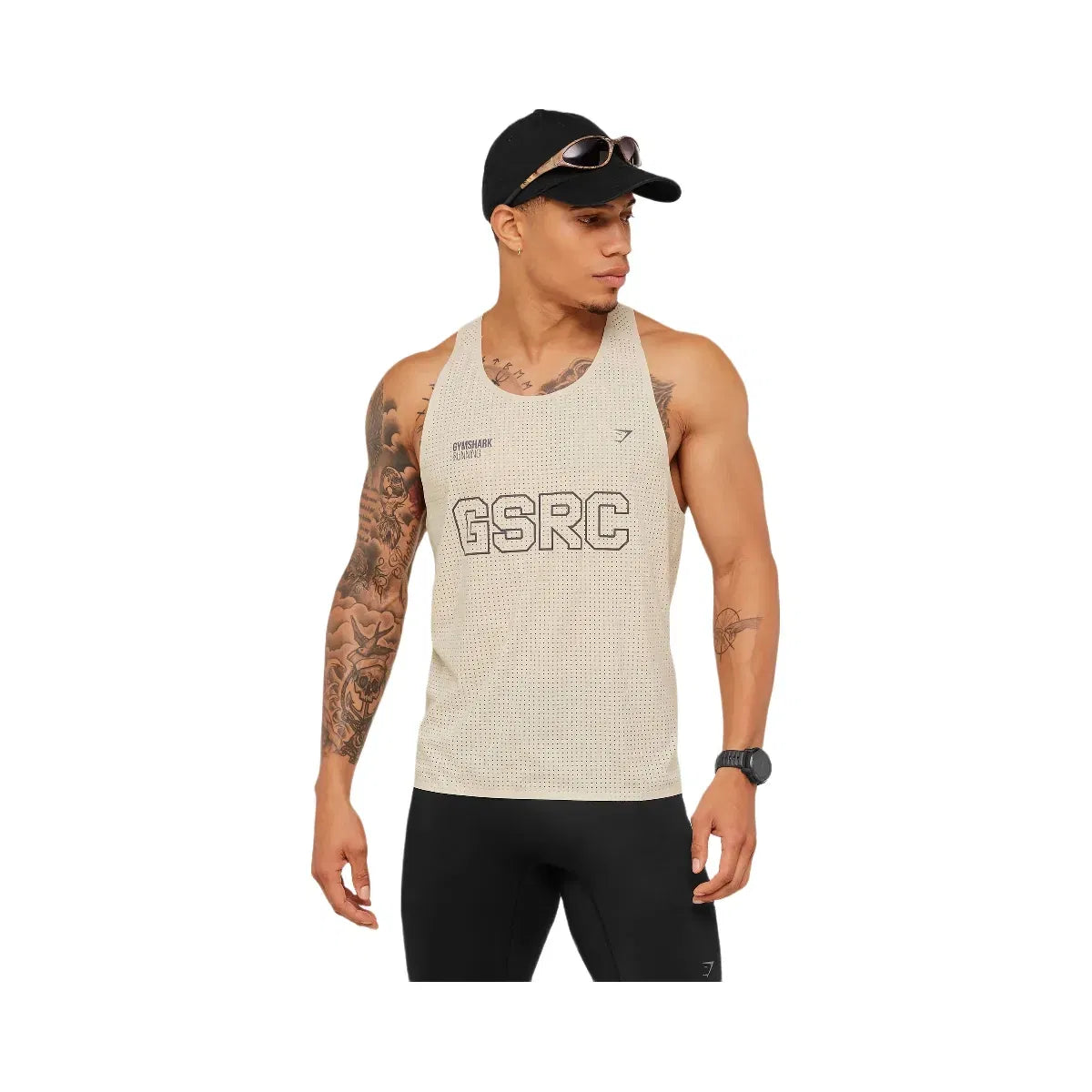 Gymshark Running Elite Race Vest Pebble Grey
