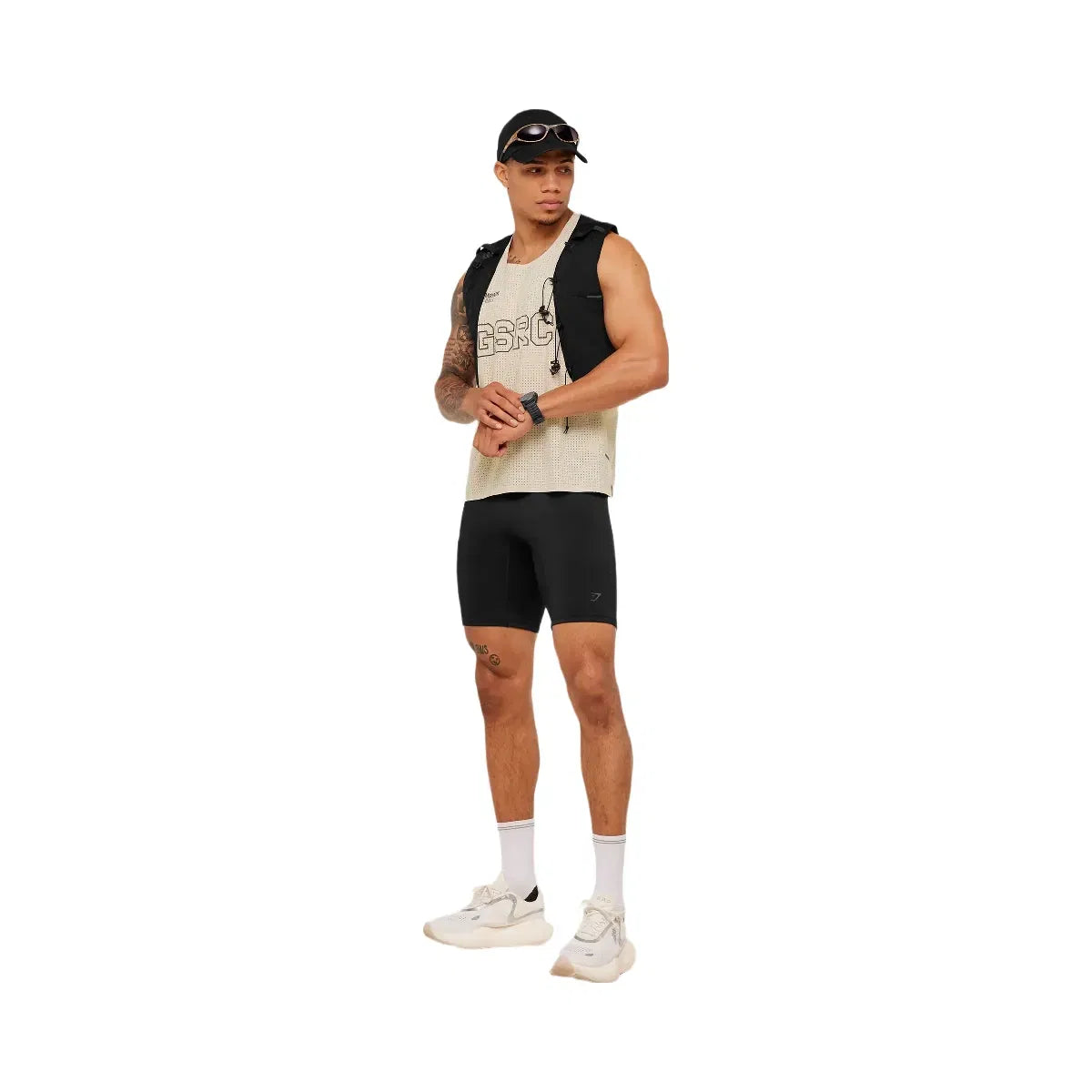 Gymshark Running Elite Race Vest Pebble Grey
