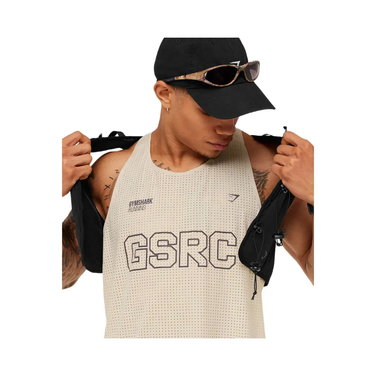 Gymshark Running Elite Race Vest Pebble Grey
