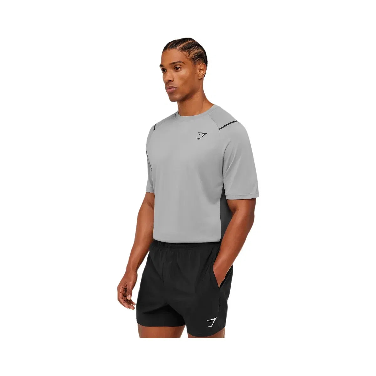 Gymshark Arrival Contrast T-Shirt "Smokey Grey Grey"