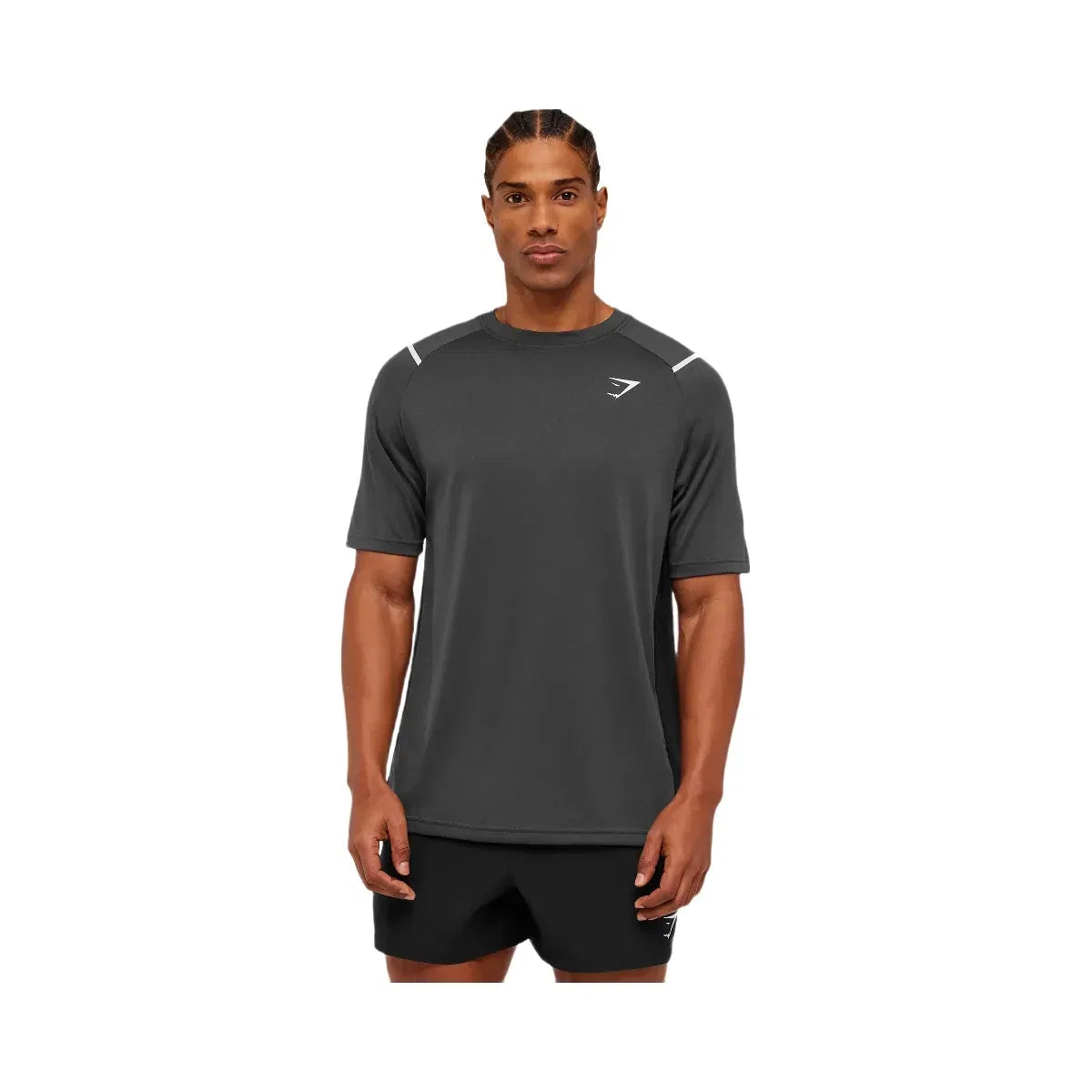 Gymshark Arrival Contrast T-Shirt "Grey Black"