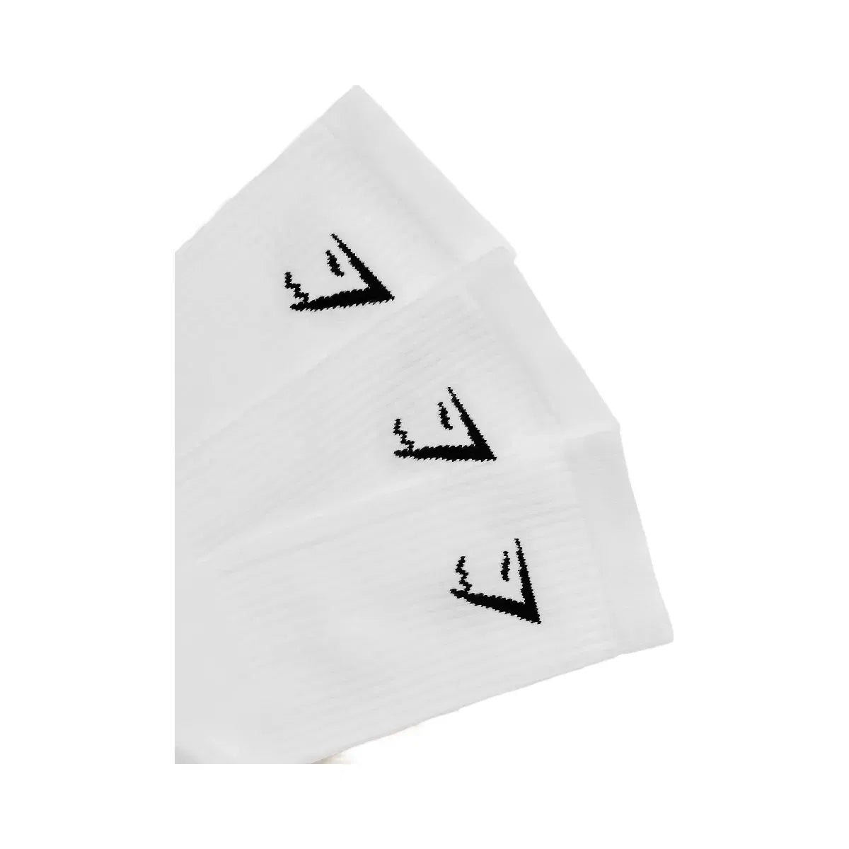 Gymshark Crew Socks 3Pk GS White