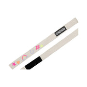 Gymshark Lucky Graphic Silicone Lifting Straps "Tinted White"