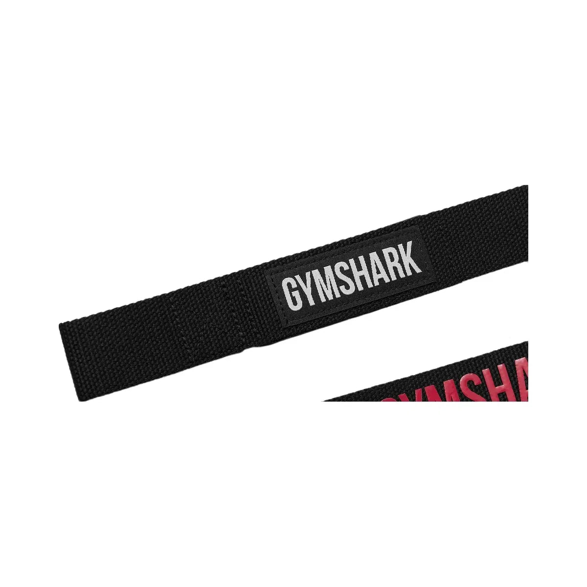 Gymshark Silicone Lifting Straps "Black Carmine Red"