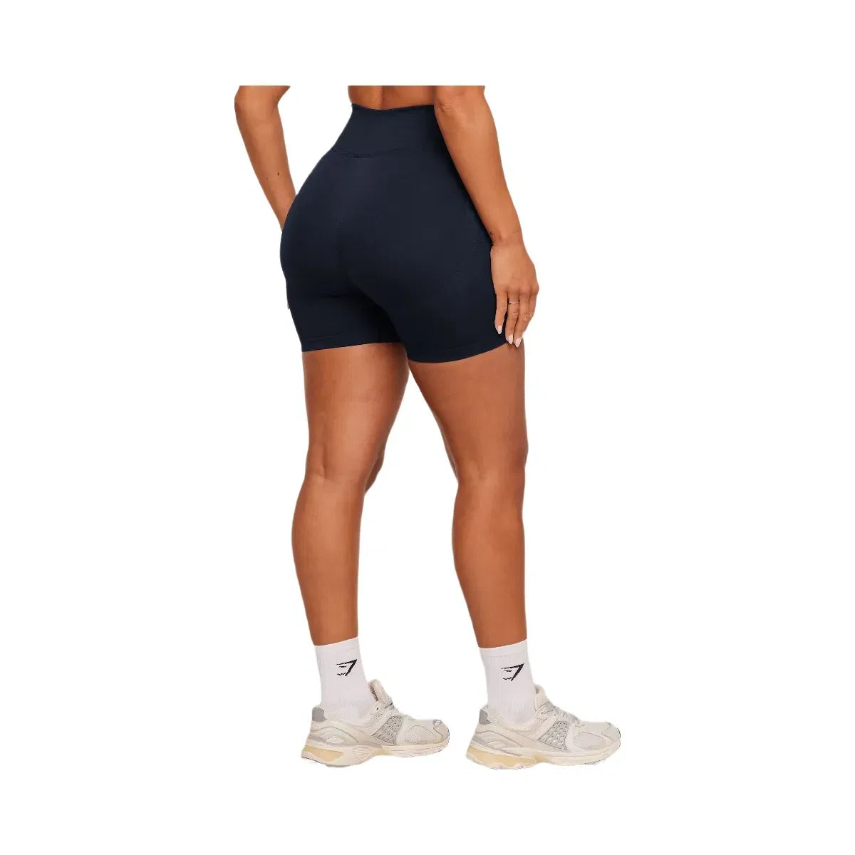 Gymshark Lift Seamless Shorts "Midnight Blue Black Marl"