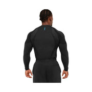 Gymshark Shadow Seamless Long Sleeve T-Shirt "Black Brand Blue"