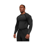 Gymshark Shadow Seamless Long Sleeve T-Shirt "Black Brand Blue"