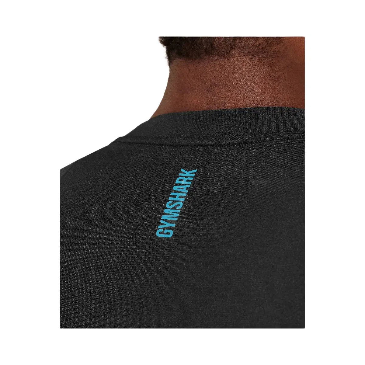 Gymshark Shadow Seamless Long Sleeve T-Shirt "Black Brand Blue"