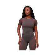 Gymshark Storm Seamless Short Sleeve Top "GS Dark Grey GS Zesty Red"