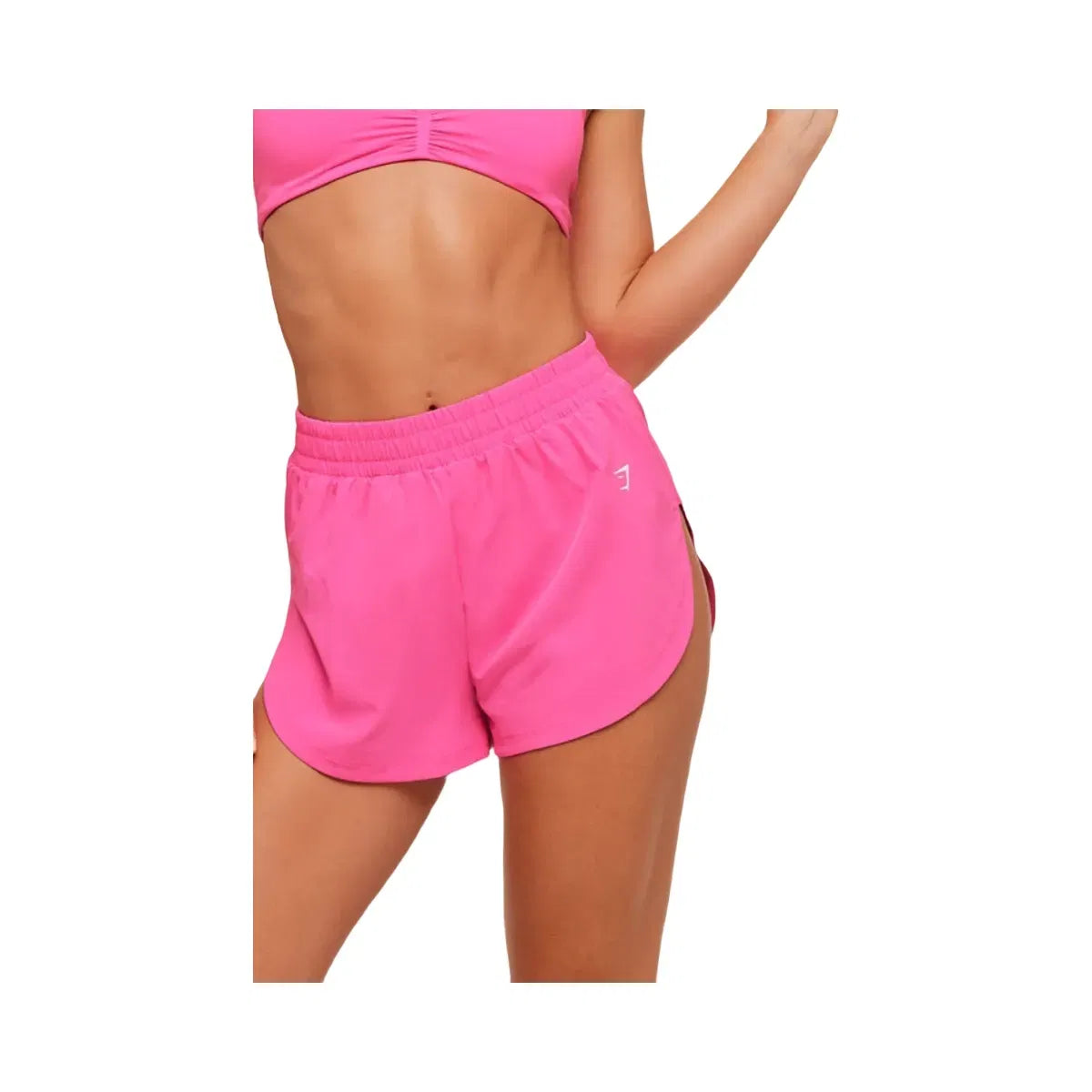 Gymshark Interval High Leg Shorts "Electric Pink"