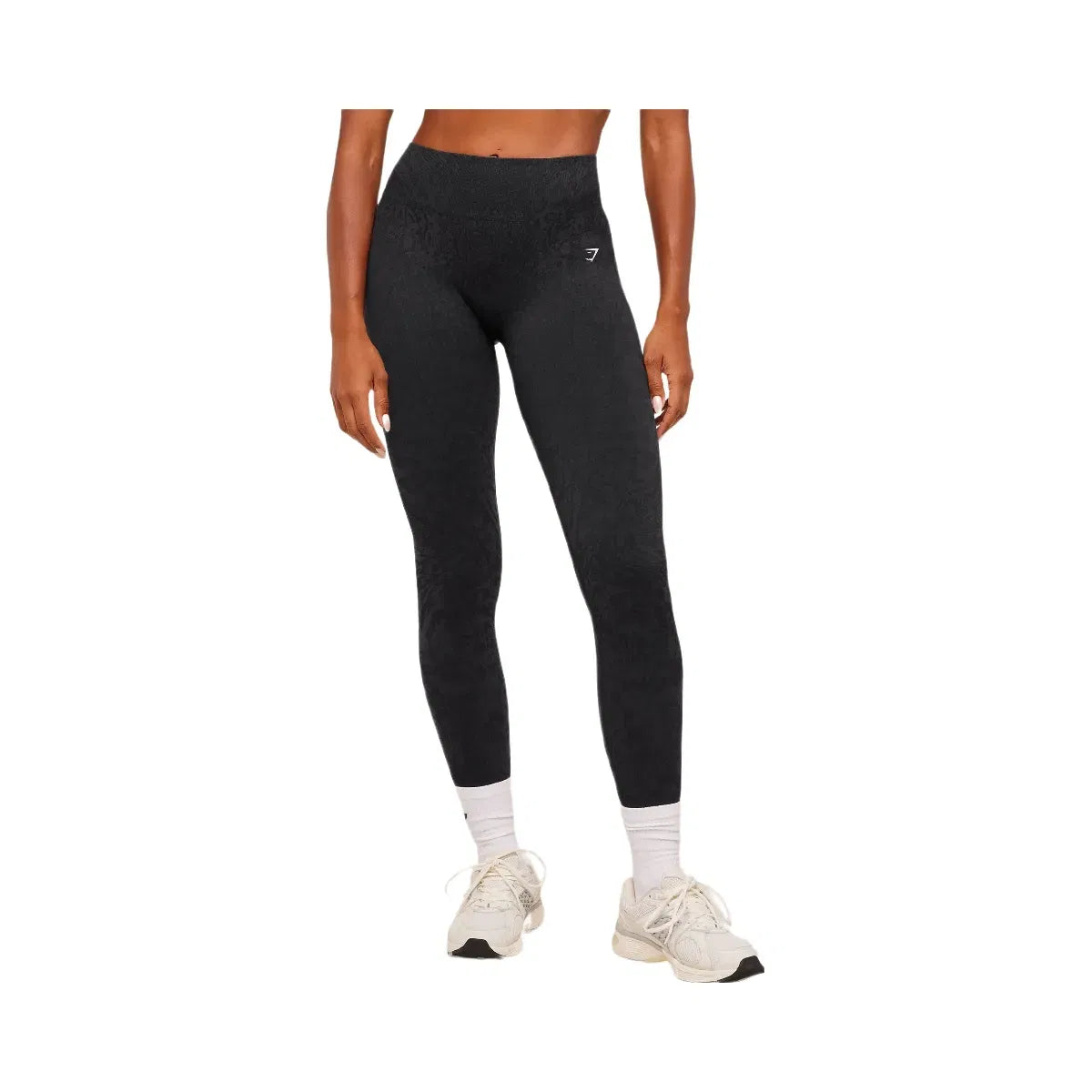 Gymshark Adapt Animal X Whitney Leggings "Black Asphalt Grey"