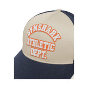 Gymshark 6 Panel Collegiate Trucker "Tinted White Heavy Blue"